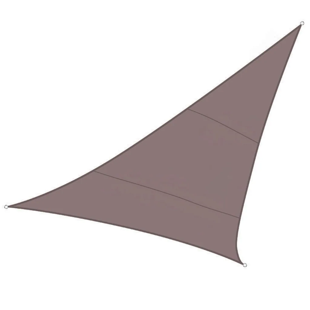 Gartensegel Dreieck 5 x 5 x 5 m Farbe: taupe
