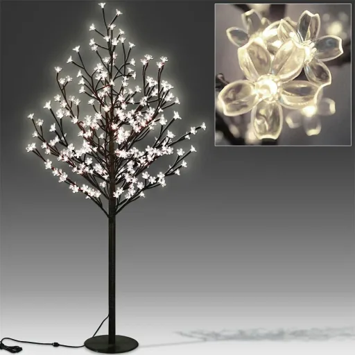 Kirschblütenbaum 180cm mit 200LEDs für den Innen- und Außenbereich inkl. Fernbedienung