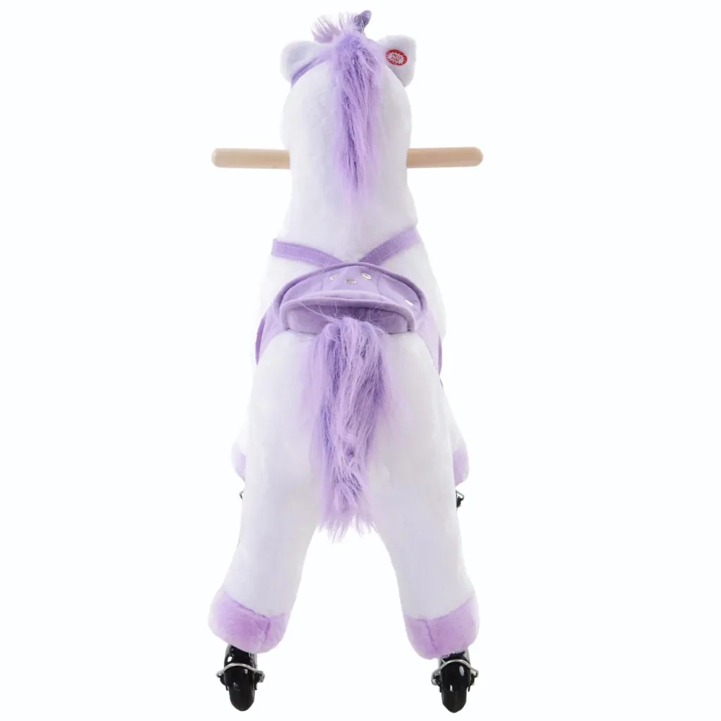 Plüsch-Einhorn auf Rollen