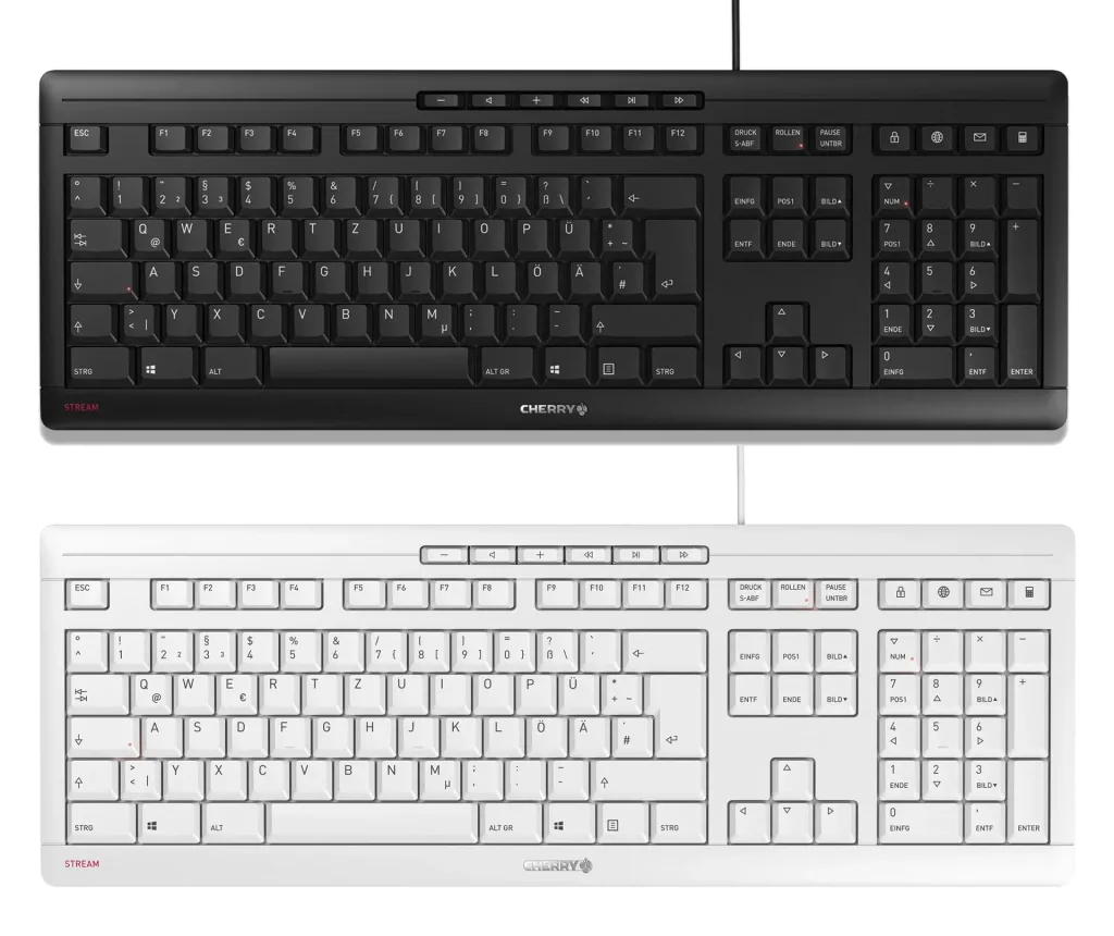 Kabelgebundene Tastatur STREAM KEYBOARD schwarz