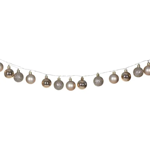 Weihnachtsbeleuchtung Kugeln 40-LED - Champagner - 2m und Perel Smart home Wifi plug- Android & IOS