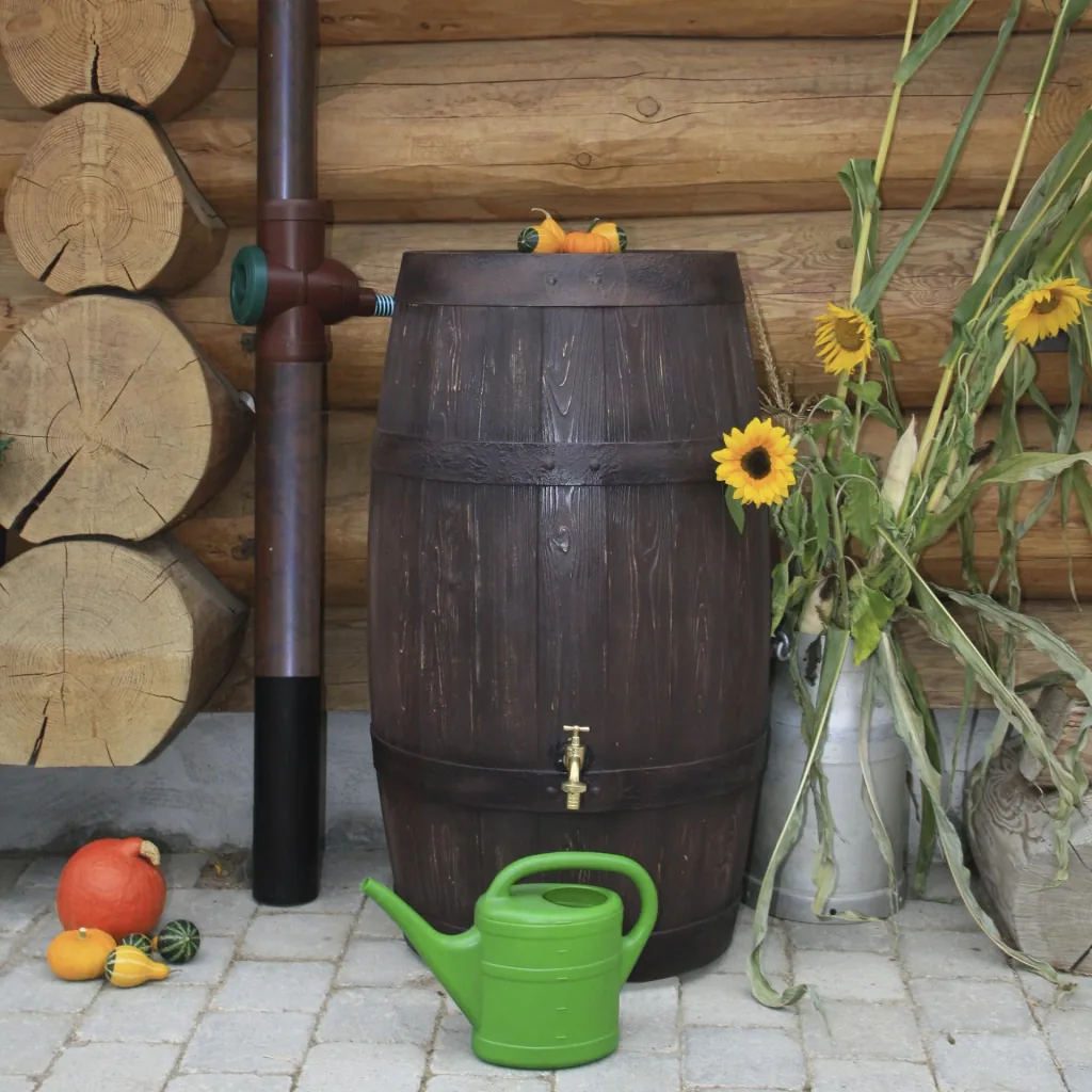 Regentonne "Barrique", 250 l, Farbe dunkelbraun