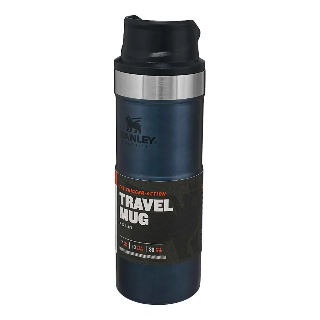 Classic Trigger-Action Travel Mug 0,473 l, Stahl 18/8, Vakuumisoliert, Nightfall blau