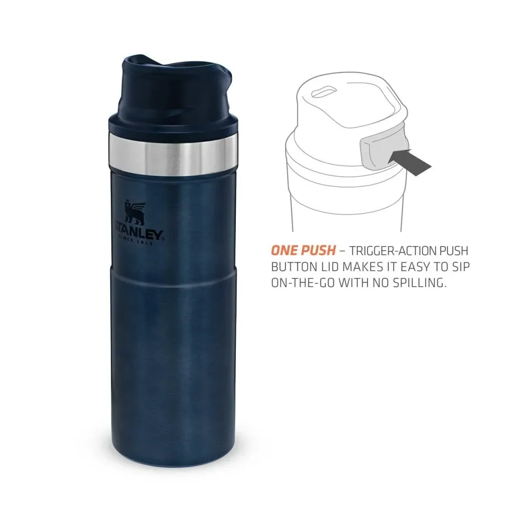 Classic Trigger-Action Travel Mug 0,473 l, Stahl 18/8, Vakuumisoliert, Nightfall blau