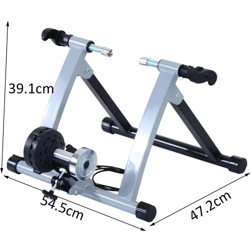 Rollentrainer mit Magnetbremse Rolle schwarz-silber