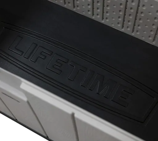 Lifetime Kissenbox 570 L Lichtgrau 150.7×71.9×69.1 cm – wetterfeste Auflagenbox aus HDPE