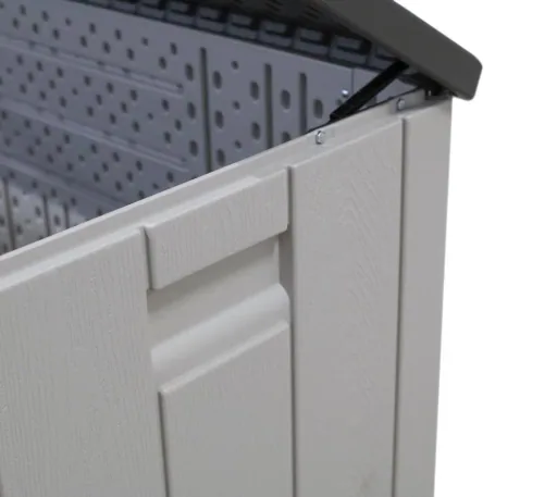 Lifetime Kissenbox 570 L Lichtgrau 150.7×71.9×69.1 cm – wetterfeste Auflagenbox aus HDPE