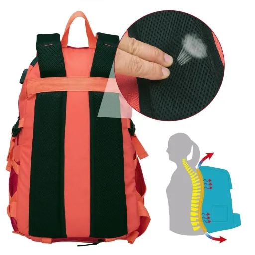 Sport- und Freizeit Rucksack 25L rot