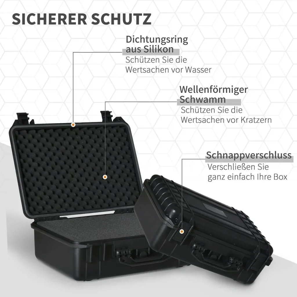 Werkzeugkoffer Leer mit Werkzeugki