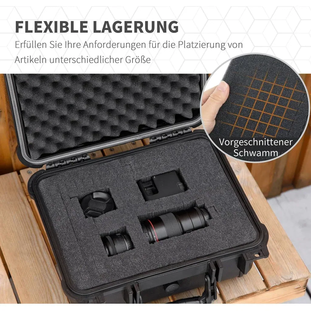 Werkzeugkoffer Leer mit Werkzeugki