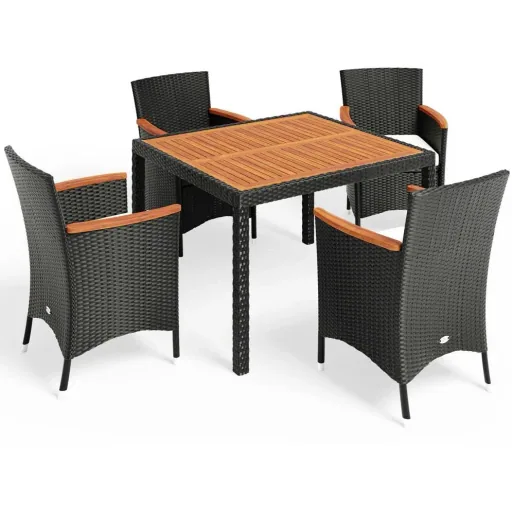 Gartenset Korfu 9-teilig und für 4 Personen