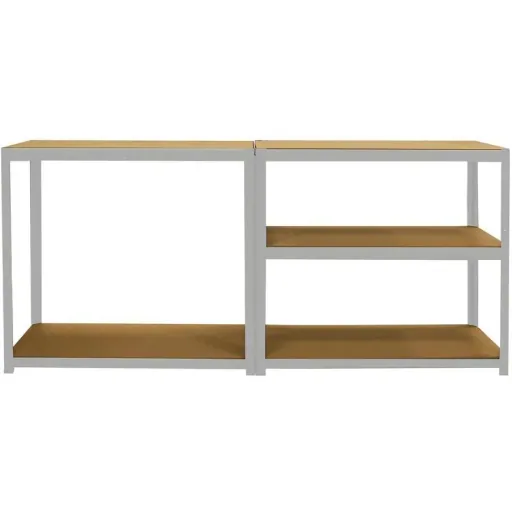 Metall-Lagerregal / Regaleinheit mit 5 Fachböden - 875kg Tragkraft - (BxTxH) 90x40x180cm - 175kg pro Fachboden
